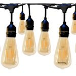 Guirnalda Luces Led Ampolletas E27 Incluidas 10m Decorativa...