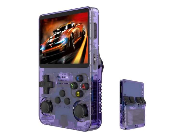 Pantalla Screen Portátil R36s Color Azul Violeta