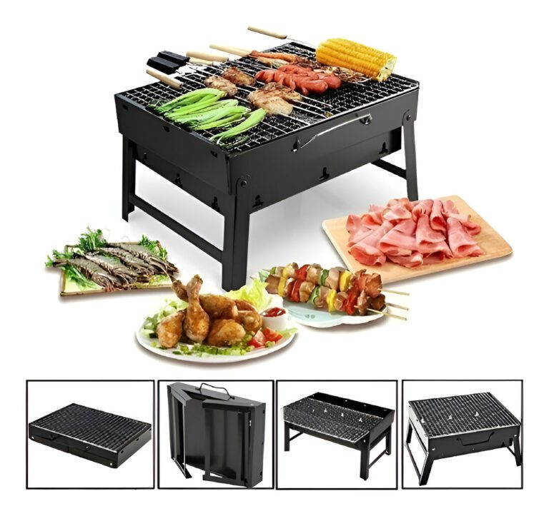 Mini Parrilla Portátil Asados a Carbón
