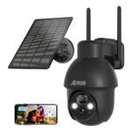 Solar Cámara De Seguridad Anran N30W1545 Ip Wifi Con Baterí...