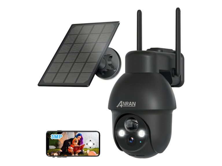Solar Cámara De Seguridad Anran N30W1545 Ip Wifi Con Baterí...