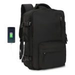 Mochila viaje Genérica Large Travel Backpack color negro di...