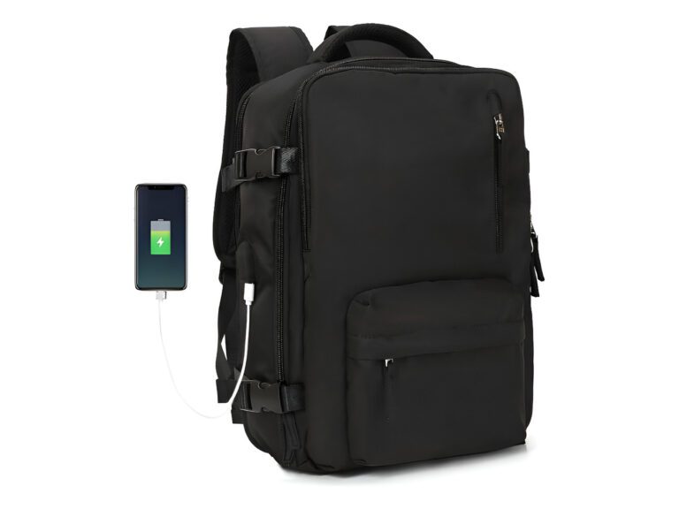 Mochila viaje Genérica Large Travel Backpack color negro di...