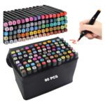 Marcadores 80 Lápices Colores Tipo Touchfive Doble Punta
