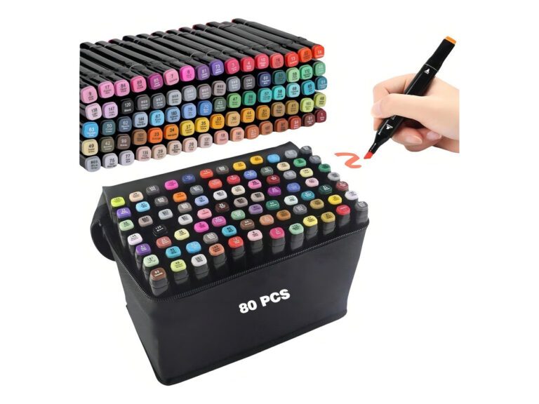 Marcadores 80 Lápices Colores Tipo Touchfive Doble Punta