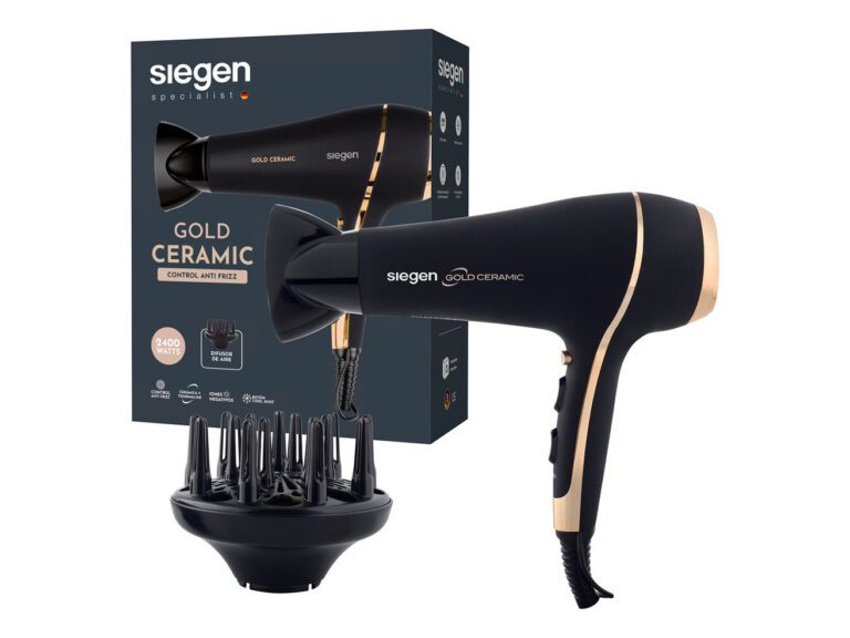 Secador De Pelo Siegen Sg-3035 Color Negro