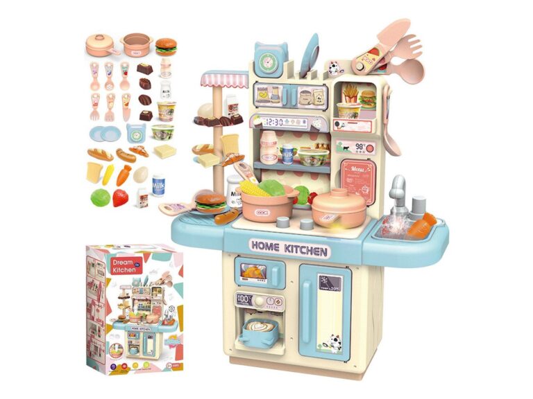 Cocina De Juguete Kitchen 32pcs Juego De Niñas Niños Celeste