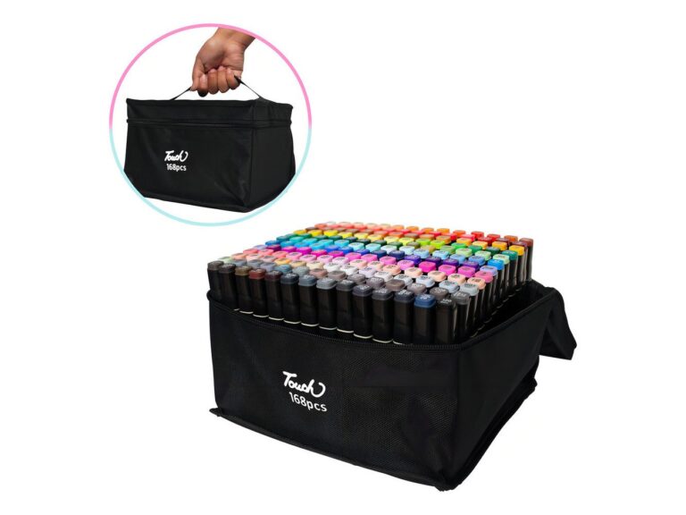 Set De 168 Plumones Doble Punta