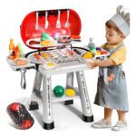 Parrilla Juguete ANIKIDS 68 Piezas con Luz Sonido Vapor para Niños