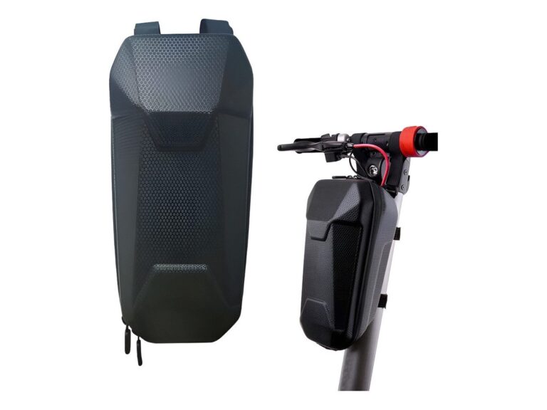 Bolso Rígido Frontal 3lts Para Scooter O Bicicleta Color Negro