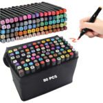 Marcadores 80 Lápices Colores Tipo Touchfive Doble Punta