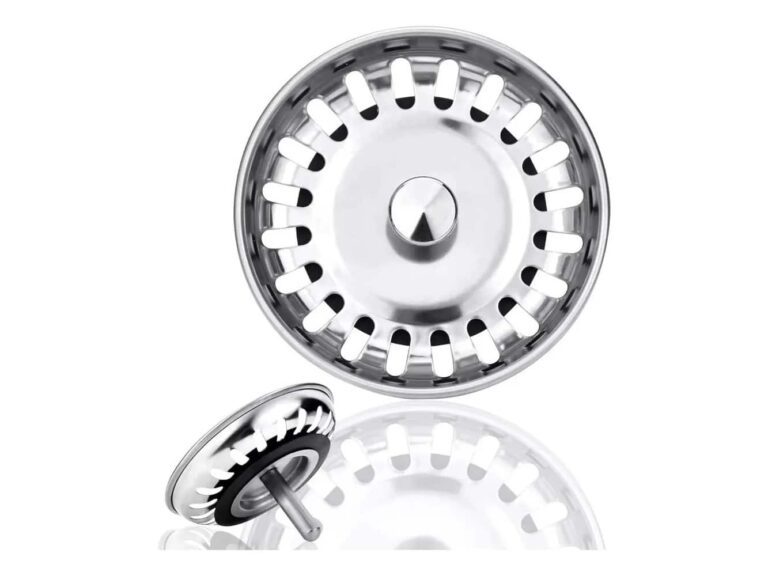 Pack 3 Tapones Metálicos Colador Lavaplatos Fregadero