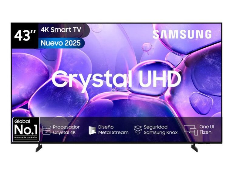 Samsung 43" Crystal UHD U8000F 4K Smart TV (2025)