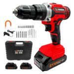 Taladro Percutor Destornillador Inalámbrico 21v y 2 Baterías Lernen TIK2BR