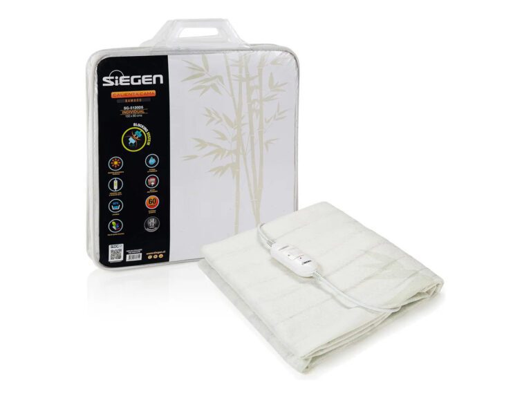 Calienta Cama Siegen Sg-5120d5 1 Plaza (150 X 80 Cms) Color Blanco