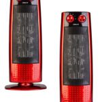 Pack X2 Termoventilador Ceramico Htc 2013 Oscilante Rojo
