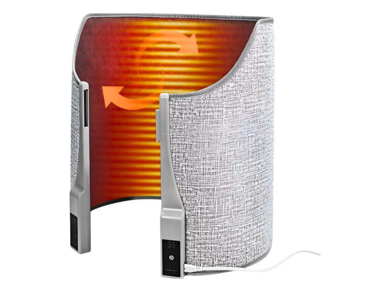 Calentador Plegable Eléctrico De Piernas 4 Velocidades Manta Color Gris