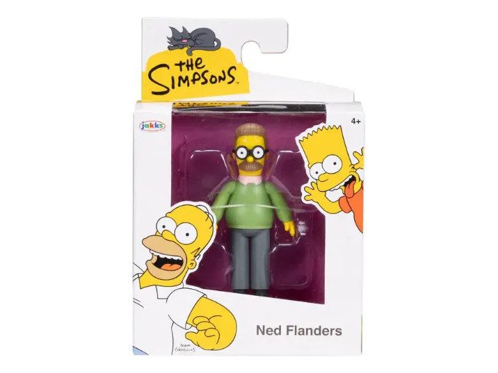 Los Simpsons - Figura Ned Flanders 7 Cm Jakks Pacific