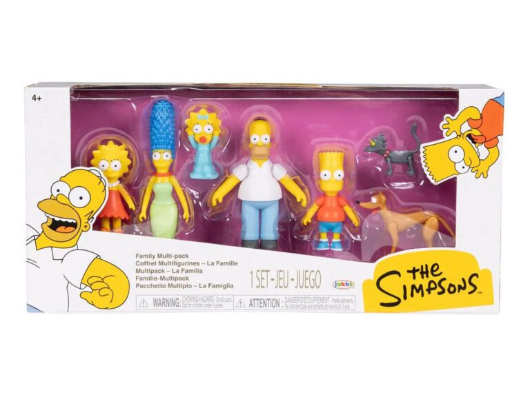 Figuras Familia Simpsons Pack X7 Jakks Pacific