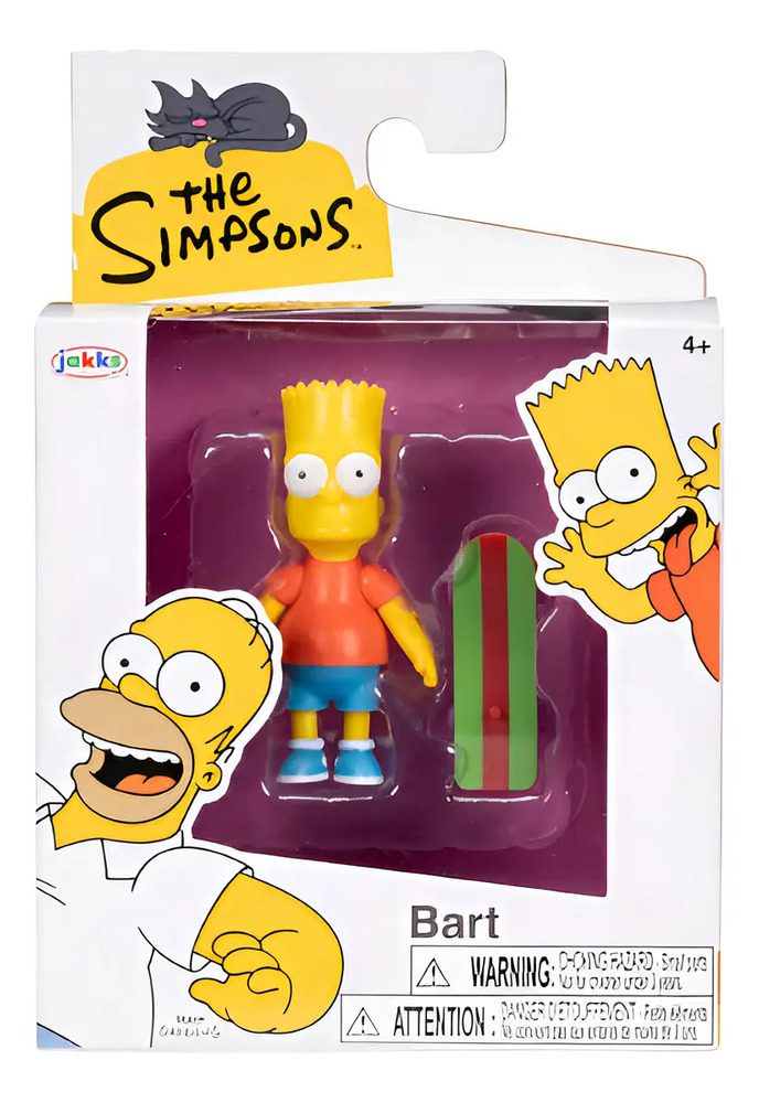 Los Simpsons - Figura Bart 7 Cm Jakks Pacific