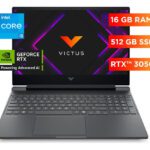 Notebook Gamer HP Victus 15-FA2014LA Intel Core i5 16GB NVIDIA GeForce RTX 3050 512GB SSD 15.6"