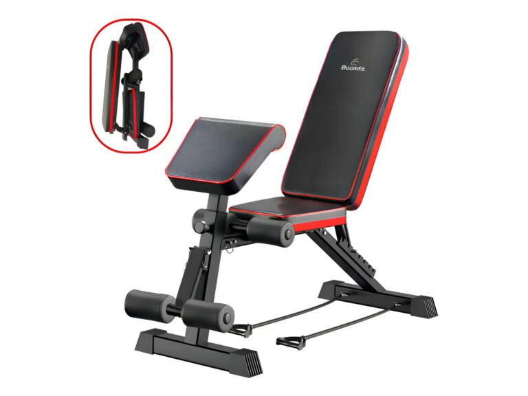 Press Banca Boomfit 7 Niveles Multifuncional Plegable 16en1 Negro