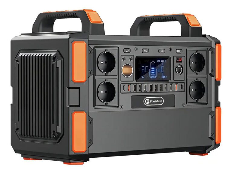 Estación De Energía Portátil Flashfish F132 1048Wh 1000W LiFePO4, Generador Solar UPS Para Hogar, Camping, Emergencias Y Cortes De Luz