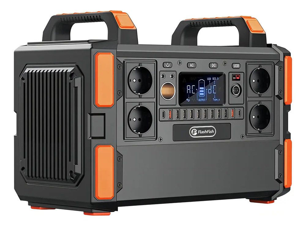 Estación De Energía Portátil Flashfish F132 1048Wh 1000W LiFePO4, Generador Solar UPS Para Hogar, Camping, Emergencias Y Cortes De Luz Estación De Energía Portátil Flashfish F132 1048Wh 1000W LiFePO4, Generador Solar UPS Para Hogar, Camping, Emergencias Y Cortes De Luz
