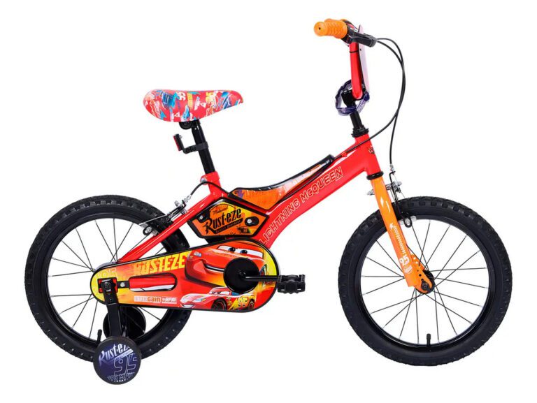 Bicicleta Disney Cars Aro 16 Color Rojo