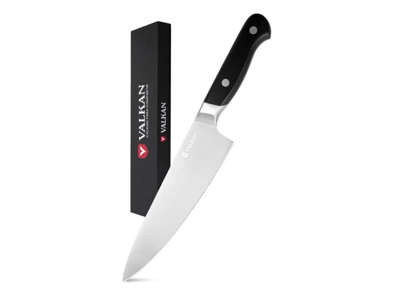 Cuchillo Chef 8 Classic Acero Aleman Asado Cocina Valkan Color Negro