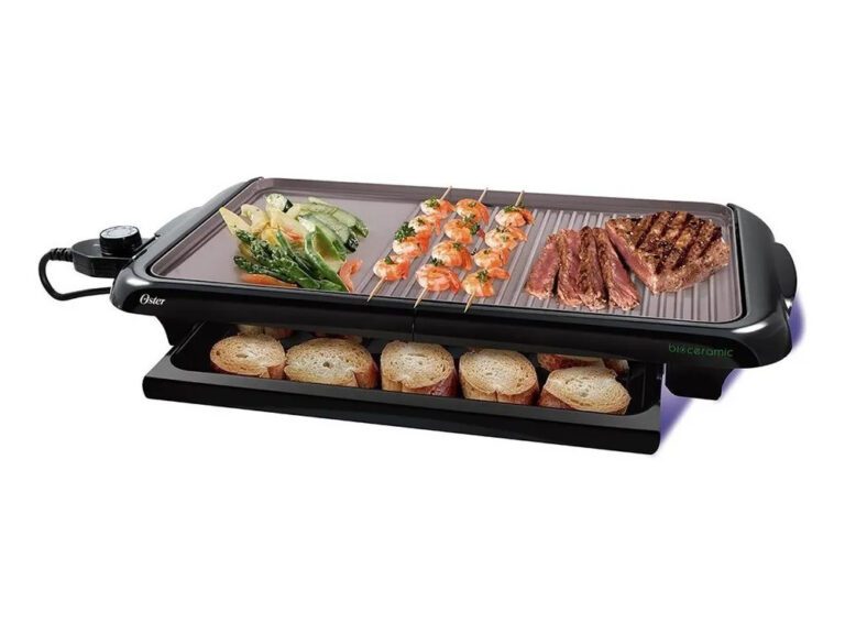 Parrilla Eléctrica Oster® Bioceramic® 1,45 KW Negro