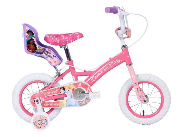 Bicicleta Disney Princesas Aro 12 Color Rosa