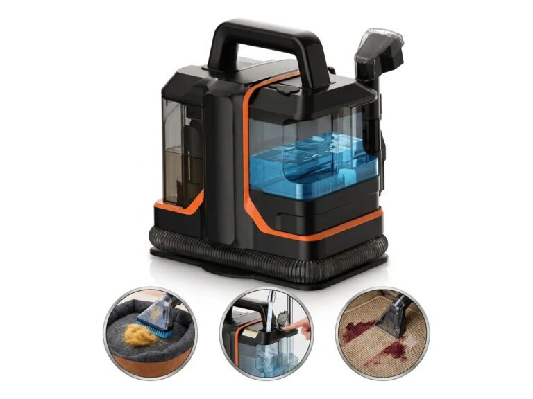 Aspiradora Lava Tapiz Alfombra Sofa Tela Multiuso Inyeccion