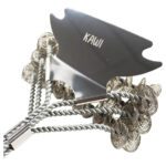Cepillo Limpieza Raspador Parrilla Acero Inox Madera Kawi