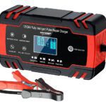 Rápida Cargador de Batería Auto y Moto 12v 24v Inteligent Anhtczyx J30 Rojo