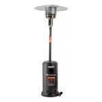 Estufa Exterior Daewoo Hongo P/ Patio Terraza A Gas Daczgb-a Color Negro