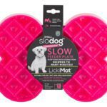 Lickimat Slodog Small Come Lento Para Perros Color Rosa
