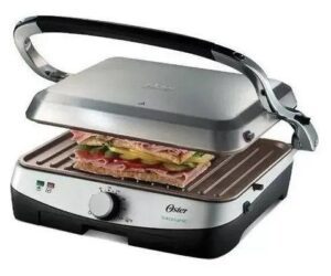 Parrilla Electrica Multiuso Oster 4881 Plancha Y Panini Bio