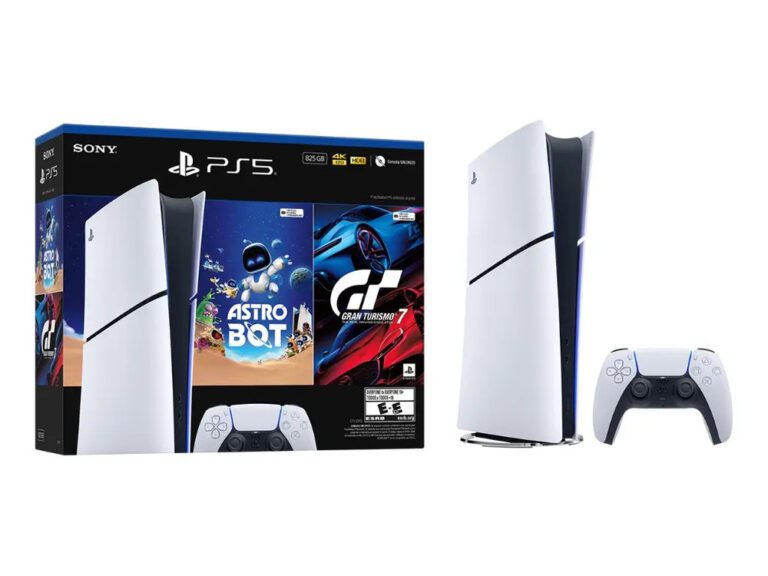 Consola Playstation 5 Digital Slim + Juego Astro Bot y Gran Turismo 7