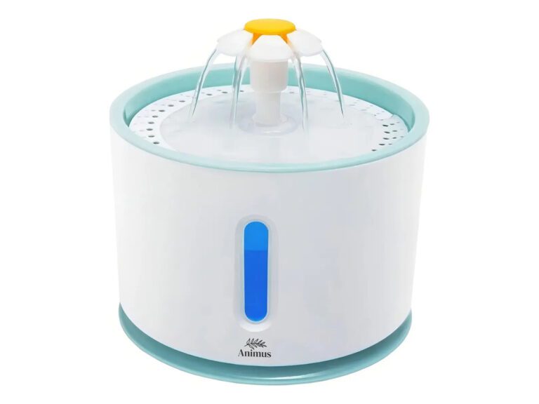 Bebedero para mascotas automático Animus Plástico 2,4L con capacidad de 2.4L color blanco
