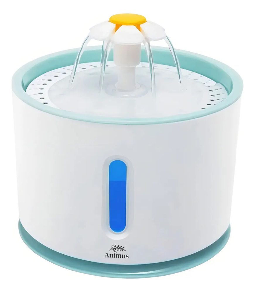 Bebedero para mascotas automático Animus Plástico 2,4L con capacidad de 2.4L color blanco Bebedero para mascotas automático Animus Plástico 2,4L con capacidad de 2.4L color blanco