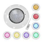 Foco Piscina 18w Mando Multicolor Lámpara Led Subacuática