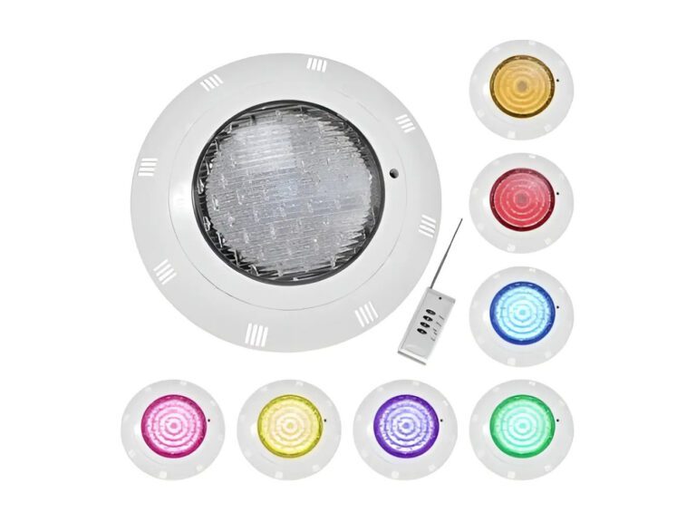 Foco Piscina 18w Mando Multicolor Lámpara Led Subacuática