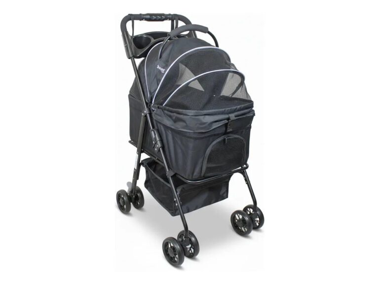 Coche Para Mascotas Transportable 2 En 1 FlexiPet Gris