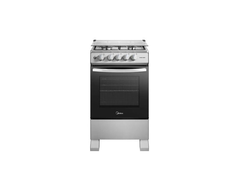 Cocina A Gas 4 Quemadores 20inch Silver Midea
