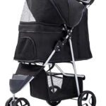 Coche Para Mascota Plegable Y Lavable Raza Pequeña Mediana