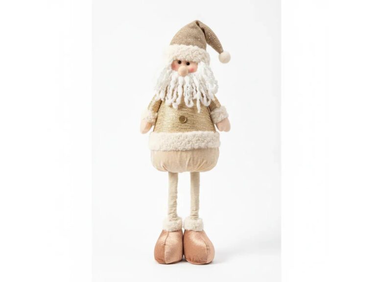 Viejo Pascuero Patas Largas Dorado Extensible 65cm Monos Navidad Patas Largas Adorno Navideño Muneco Pascuero Grande Living Comedor Regalo Disparo