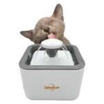 Fuente De Agua Bebedero Para Gatos Y Perros De 2.5 Litros Blanco