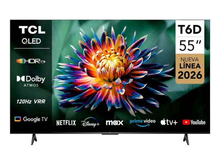 Smart TV 55" TCL QLED UHD 4K 55T6D