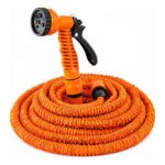 Manguera Mágica Riego Expandible 22,5 Mts. Daewoo + Pistola Color Naranja